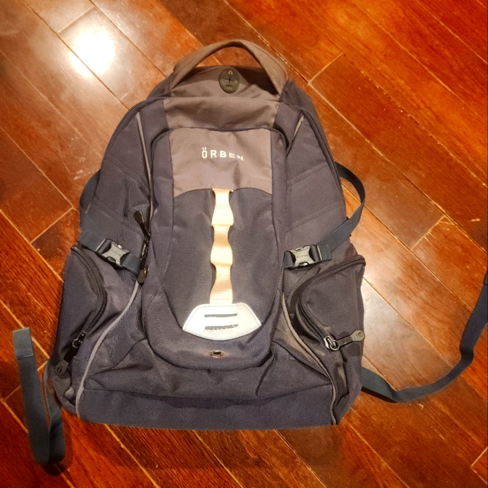 Orben Trooper Travel Backpack -- Navy/Gray Backpack